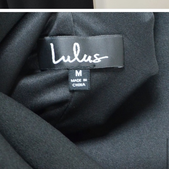 Lulu's Call My Name Black Backless Maxi Dress NWT - Picture 10 of 11